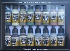AV 71180 - Model Air Set: WWII Allied Colors (16x17ml)